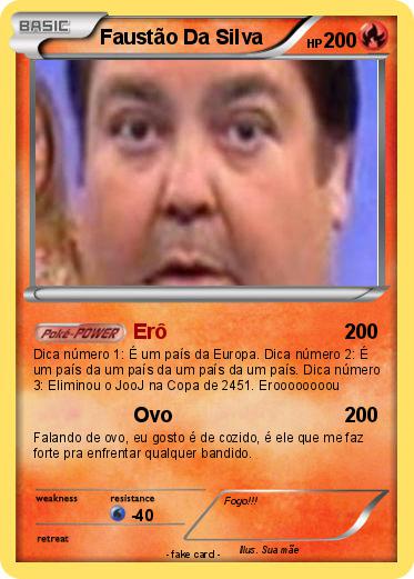 Pokemon Faustão Da Silva