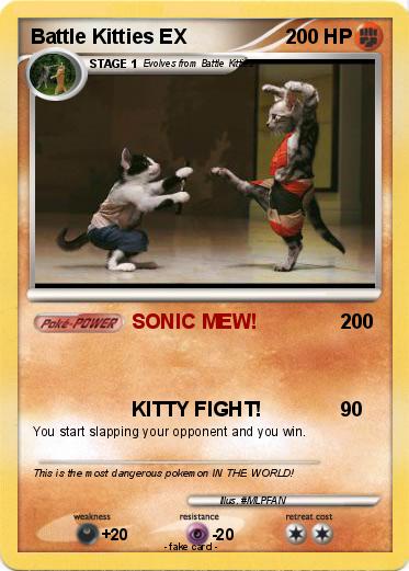Pokemon Battle Kitties EX