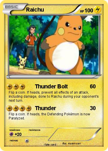 Pokemon Raichu