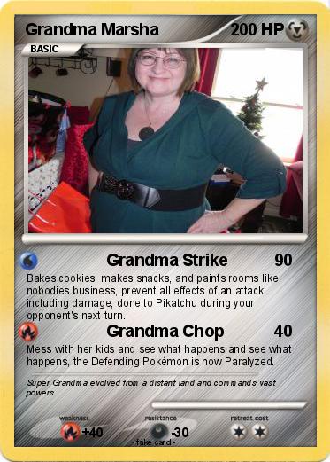 Pokemon Grandma Marsha