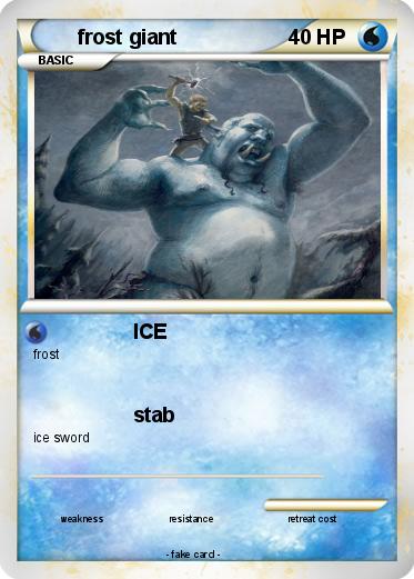 Pokemon frost giant