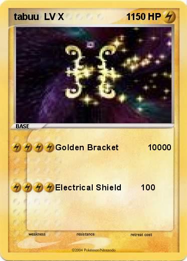 Pokemon tabuu  LV X                        1