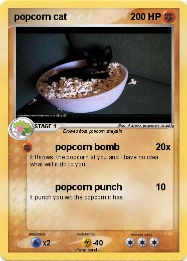 Pokemon popcorn cat