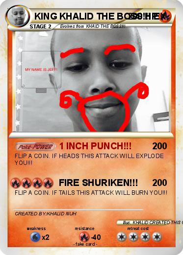 Pokemon KING KHALID THE BOSS!!! EX