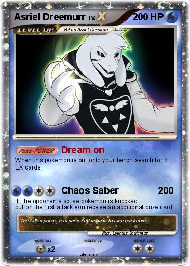 Pokemon Asriel Dreemurr