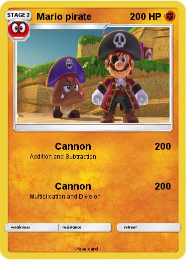 Pokemon Mario pirate