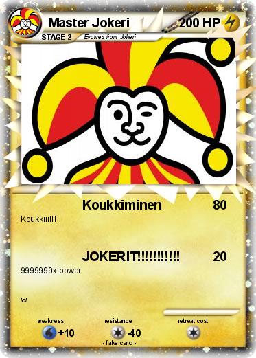 Pokemon Master Jokeri