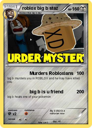 Pokemon roblox big b staz