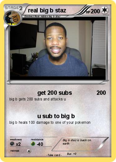 Pokemon real big b staz