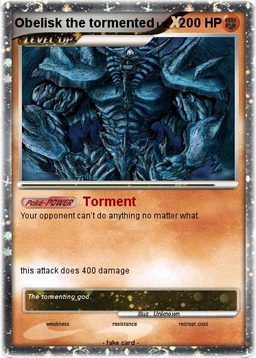 Pokemon Obelisk the tormented