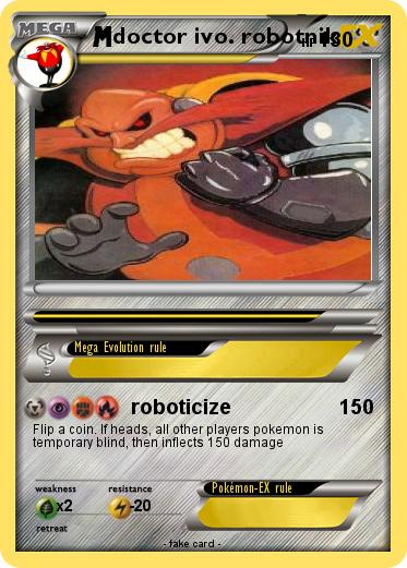 Pokemon doctor ivo. robotnik