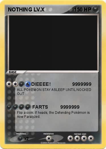 Pokemon NOTHING LV.X 