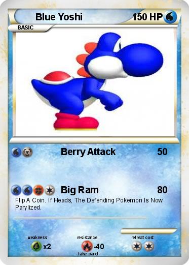 Pokemon Blue Yoshi