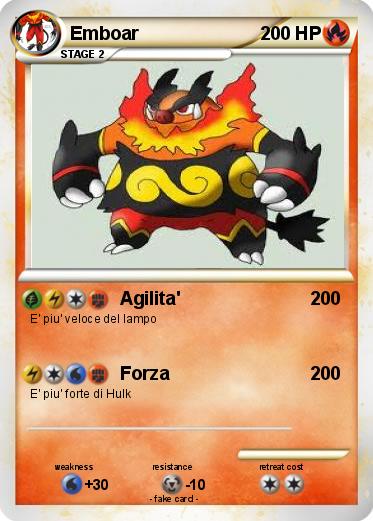 Pokemon Emboar Pokemon Emboar