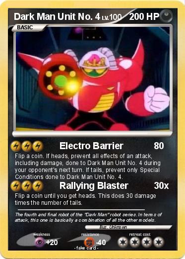 Pokemon Dark Man Unit No. 4