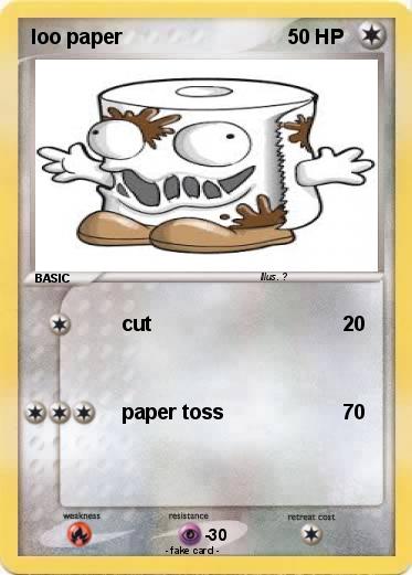 Pokemon loo paper