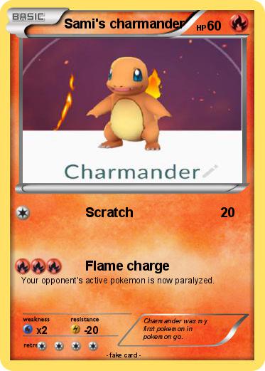 Pokemon Sami's charmander