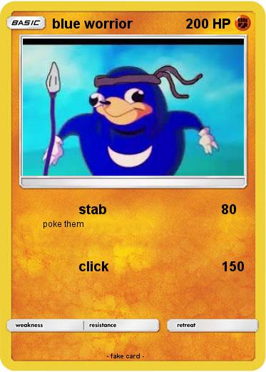 Pokemon blue worrior