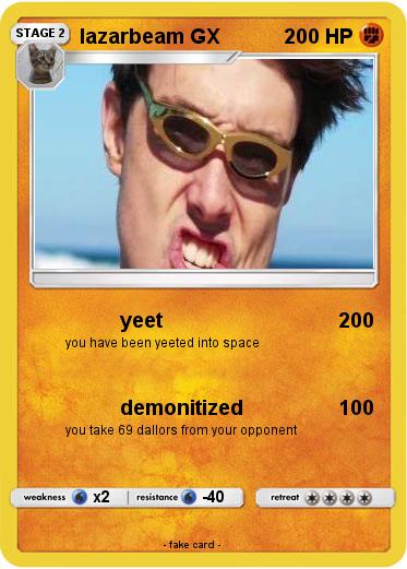 Pokemon lazarbeam GX