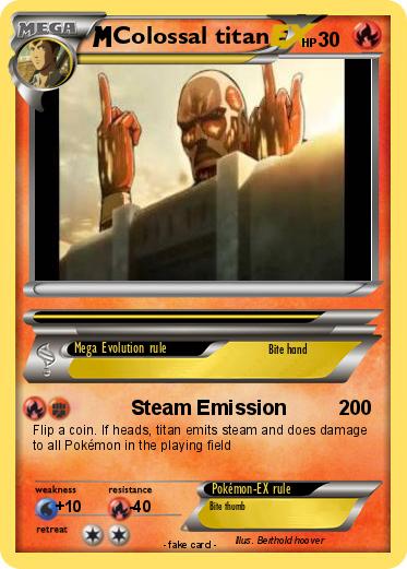 Pokemon Colossal titan