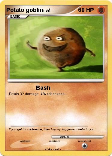 Pokemon Potato goblin