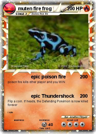 Pokemon muten fire frog