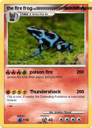 Pokemon the fire frog