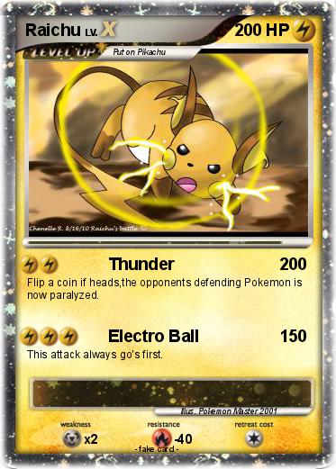 Pokemon Raichu