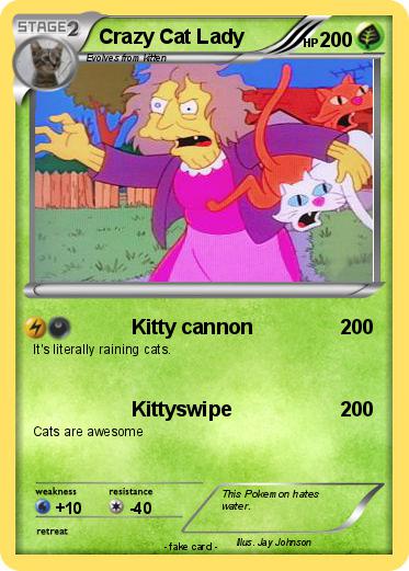 Pokemon Crazy Cat Lady