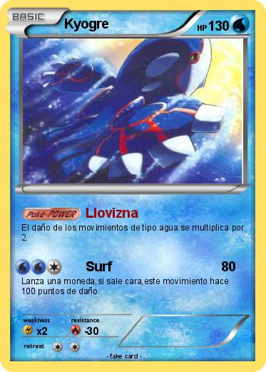 Pokemon Kyogre