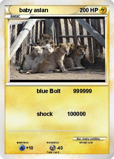 Pokemon baby aslan