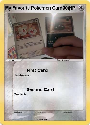Pokemon My Favorite Pokemon Cards :))