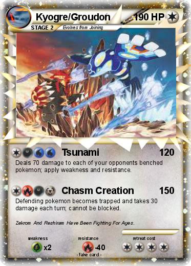 Pokemon Kyogre/Groudon