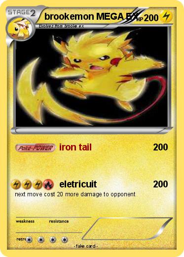 Pokemon brookemon MEGA EX