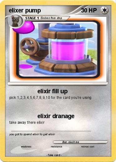 Pokemon elixer pump