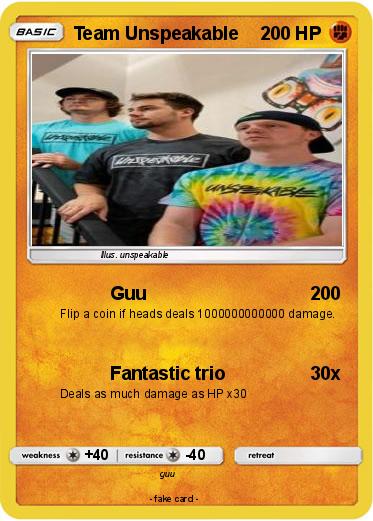 Pokemon Team Unspeakable