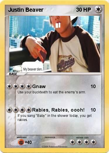 Pokemon Justin Beaver
