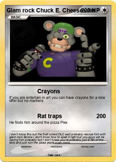Pokemon Glam rock Chuck E. Cheese