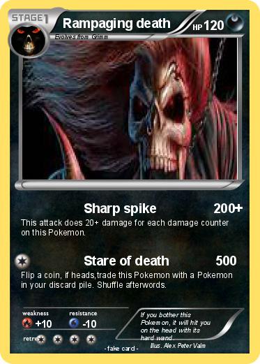 Pokemon Rampaging death