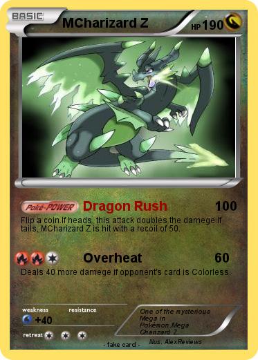 Pokemon MCharizard Z