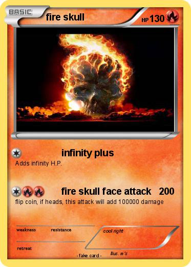 Pokemon fire skull
