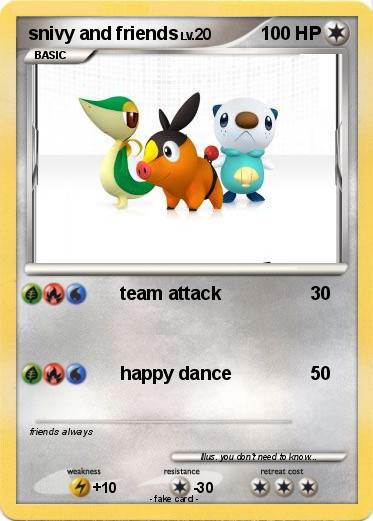 Pokemon snivy and friends