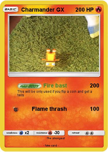Pokemon Charmander GX