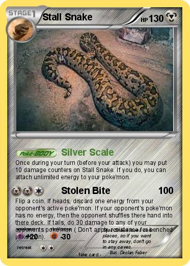 Pokemon Stall Snake