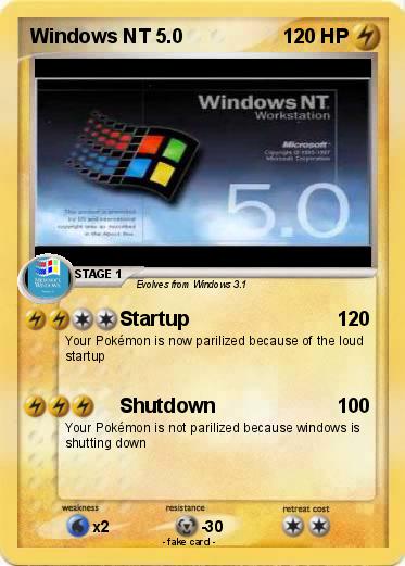 Pokemon Windows NT 5.0