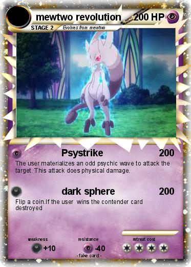 Pokemon mewtwo revolution