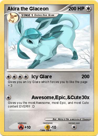 Pokemon Akira the Glaceon