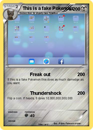 Pokemon This is a fake Pokemon