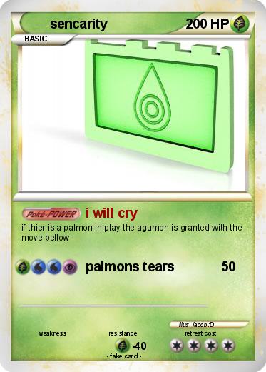 Pokemon sencarity