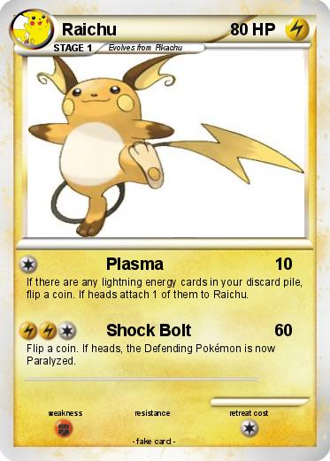 Pokemon Raichu